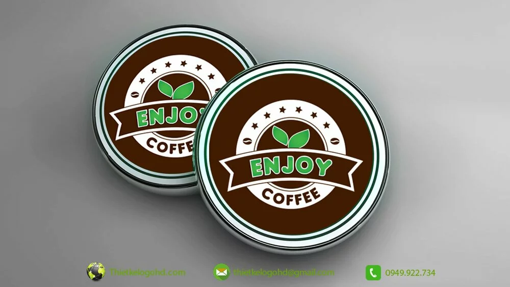 Thiết kế logo cafe Enjoy