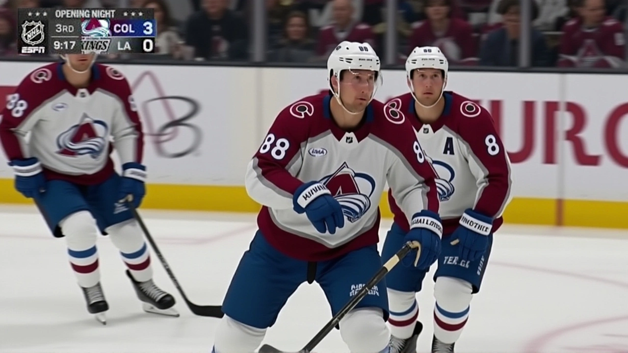 Martin Necas Nets Two Goals as Avalanche Top Kings 4-1 in NHL Opener